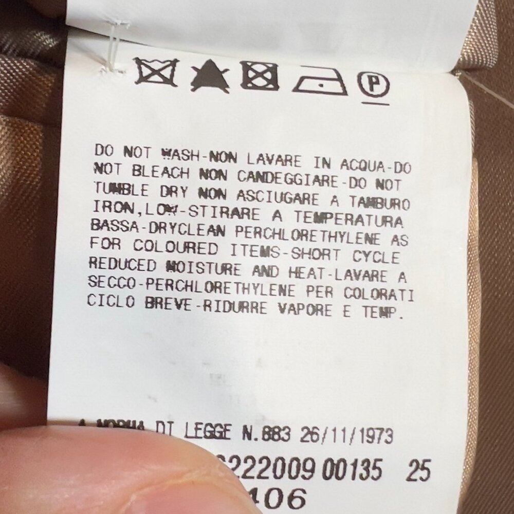 Roberto Cavalli Taupe Velvet Dinner Jacket Men's 38R - Picture 12 of 15